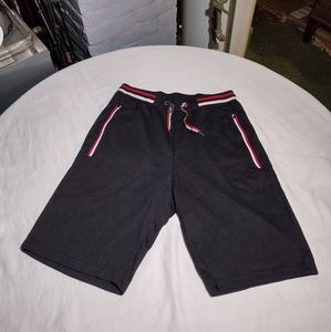 Blu Rock New York Black, Red and White Athletic Shorts With Pockets
